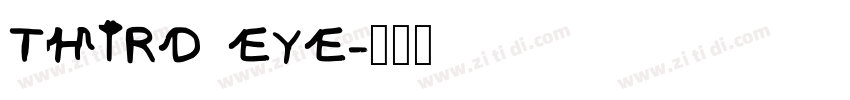 THIRD EYE字体转换